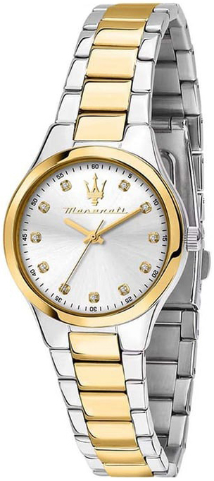 Maserati Damklocka R8853151505 Classic Silverfärgad/Gulguldtonat - Maserati