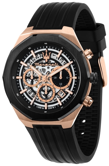 Maserati Herrklocka R8871642003 Stile Svart/Gummi Ø43 mm - Maserati