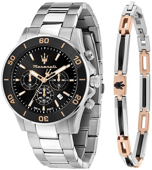 Maserati Herrklocka R8873600001 Competizione Svart/Stål Ø43 mm - Maserati