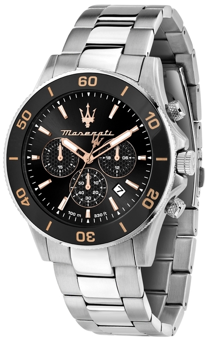 Maserati Herrklocka R8873600003 Competizione Svart/Stål Ø43 mm - Maserati