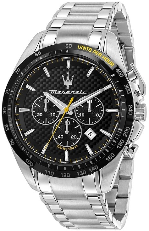 Maserati Herrklocka R8873612042 Traguardo Svart/Stål Ø45 mm - Maserati