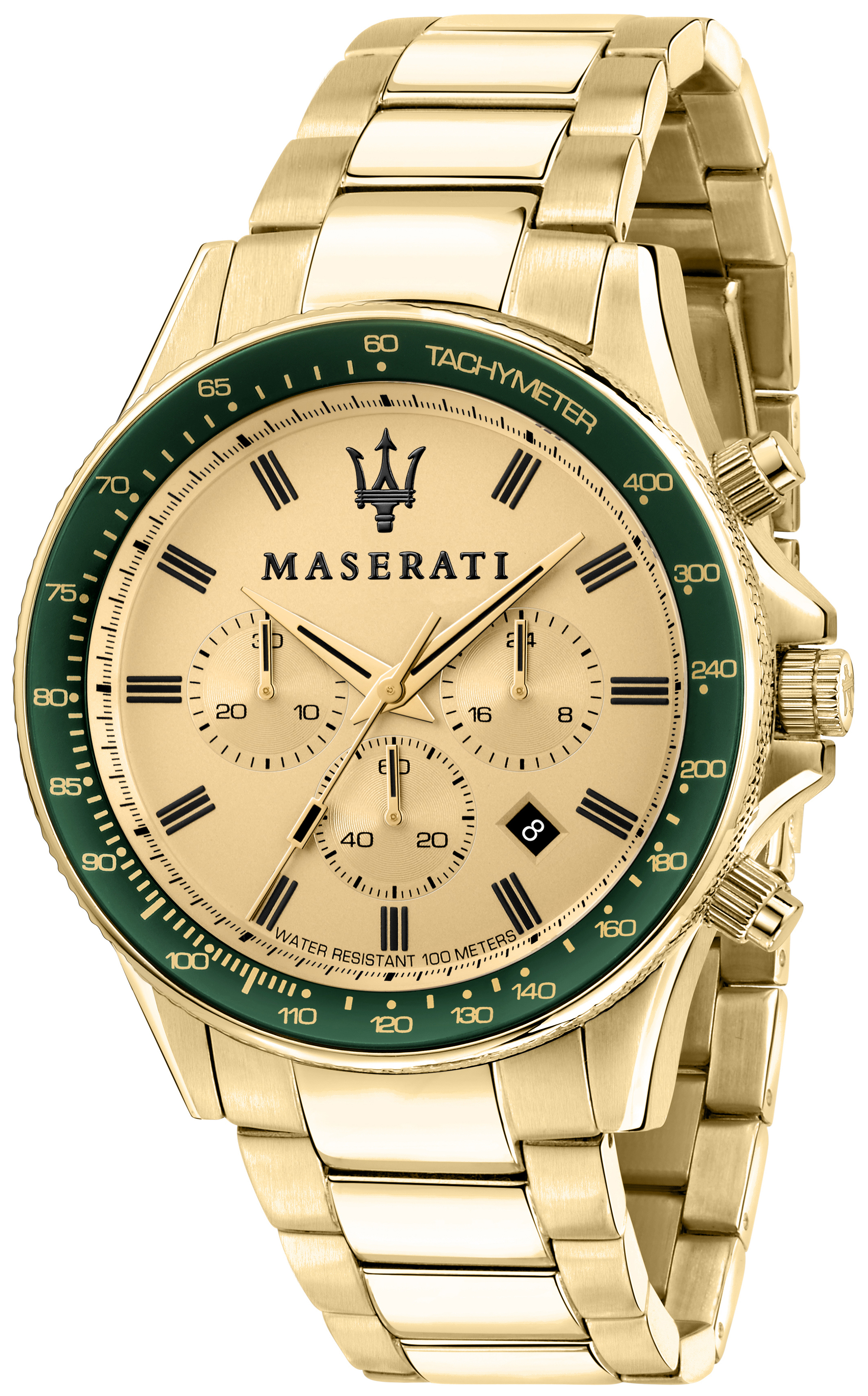 Maserati Herrklocka R8873640005 Sfida Guld/Gulguldtonat stål Ø44 mm - Maserati