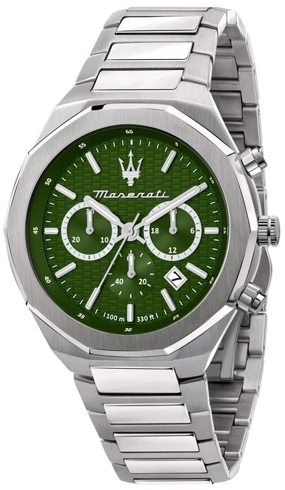Maserati Herrklocka R8873642011 Stile Grön/Stål Ø45 mm