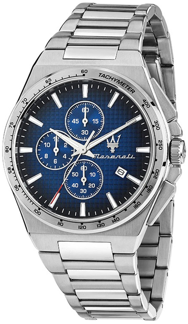Maserati Herrklocka R8873653003 Velocita Blå/Stål Ø41 mm