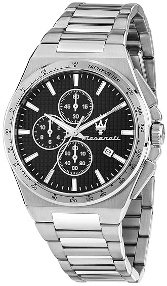Maserati Herrklocka R8873653004 Velocita Svart/St&aring;l &Oslash;41 mm