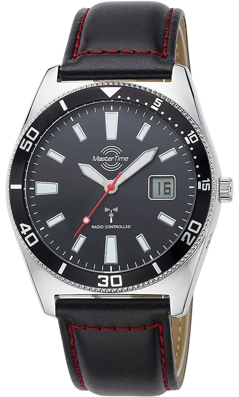 Master Time Herrklocka MTGA-10860-21L Classic Svart/Läder Ø42 mm - Master Time