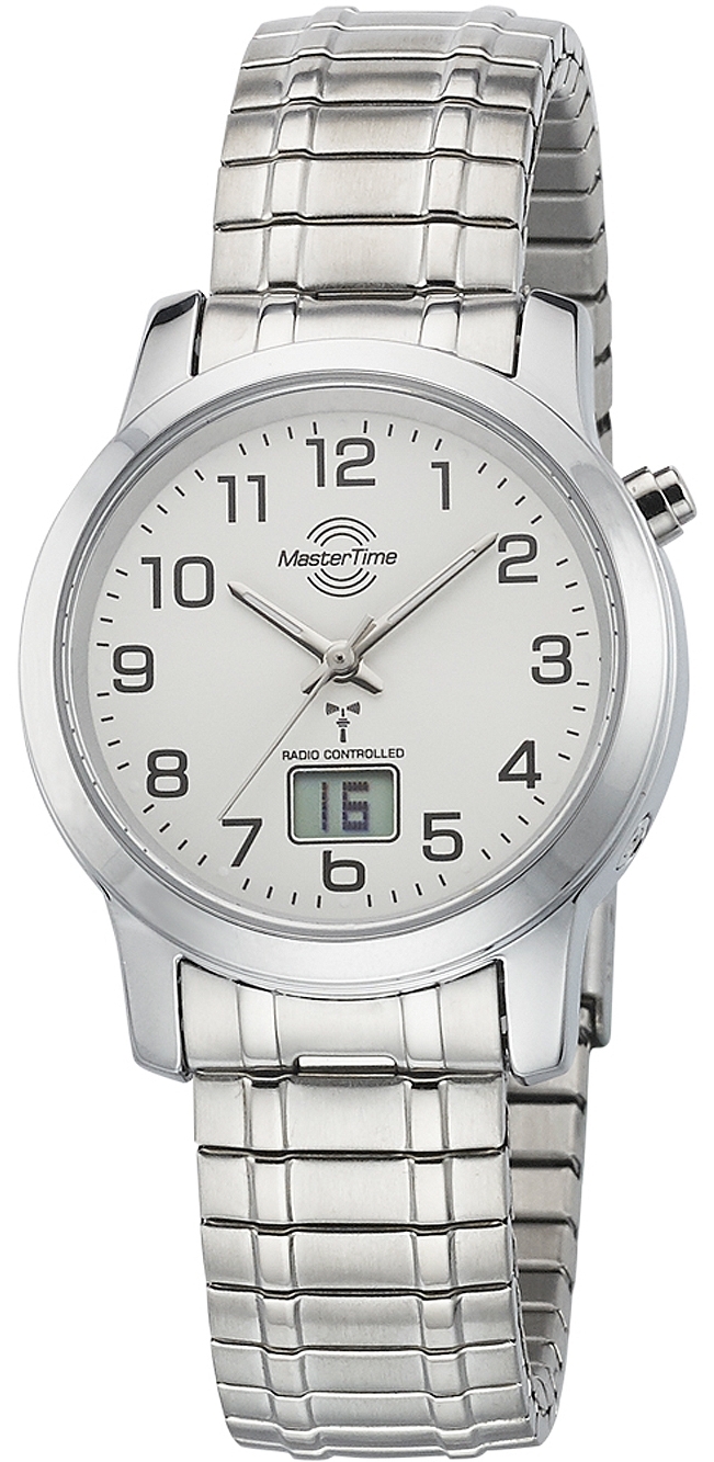 Master Time Damklocka MTLA-10307-12M Funk Basic Vit/St&aring;l &Oslash;34 mm