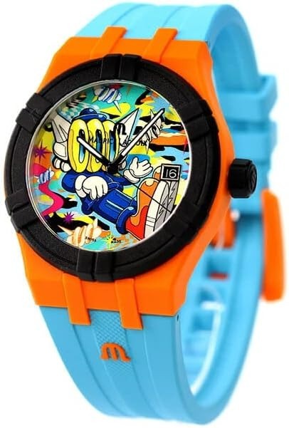 Maurice Lacroix Herrklocka AI2008-50YZA-000-0 Aikon Flerfärgad/Gummi - Maurice Lacroix