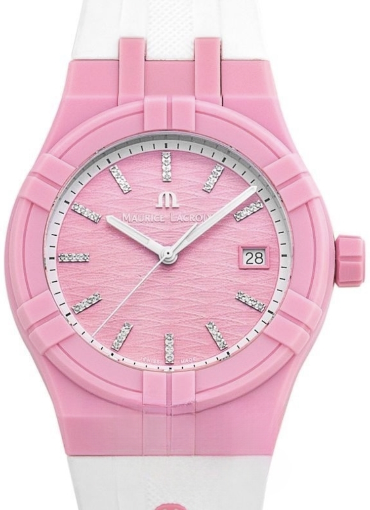 Maurice Lacroix AI2008-EEEE1-3A0-0 Aikon Rosa/Gummi Ø40 mm - Maurice Lacroix