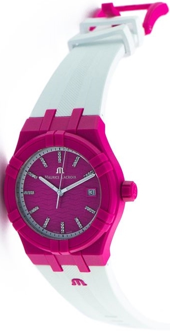 Maurice Lacroix AI2008-FFFF1-3A0-0 Aikon Rosa/Gummi Ø40 mm - Maurice Lacroix
