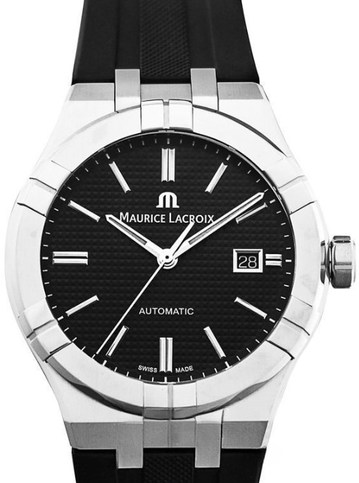 Maurice Lacroix Herrklocka AI6008-SS000-330-2 Aikon Svart/Gummi Ø42 - Maurice Lacroix