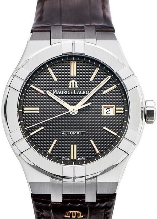 Maurice Lacroix Herrklocka AI6008-SS001-331-1 Aikon Grå/Läder Ø42 - Maurice Lacroix