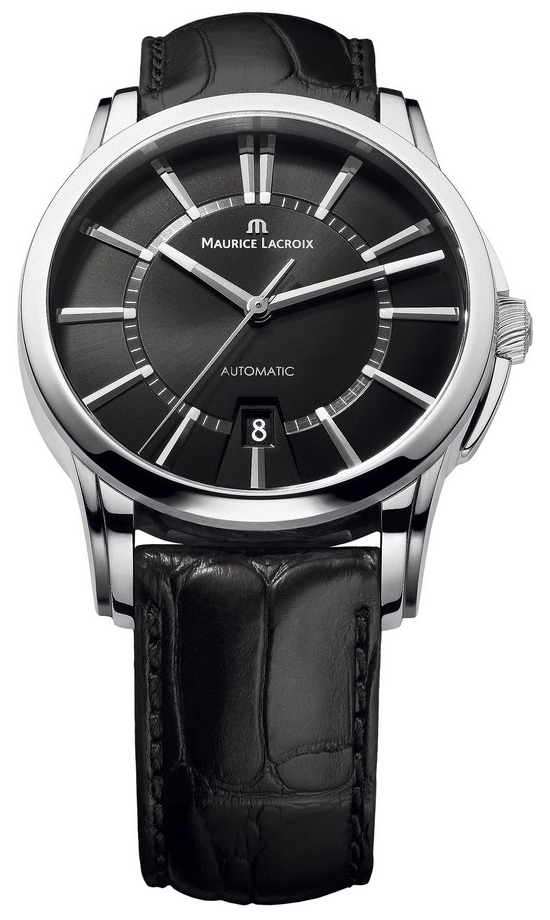Maurice Lacroix Herrklocka PT6148-SS001-330-1 Pontos Svart/Läder - Maurice Lacroix