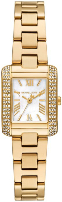 Michael Kors Damklocka MK4867 Emery Vit/Gulguldtonat stål - Michael Kors