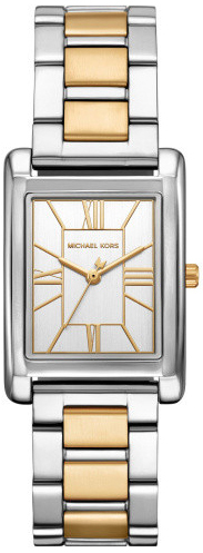 Michael Kors Damklocka MK4967 Essex Silverfärgad/Gulguldtonat stål - Michael Kors