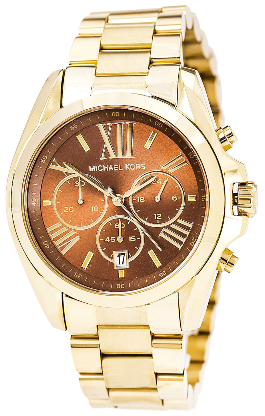 Michael Kors Herrklocka MK5502 Brun/Gulguldtonat stål Ø40 mm - Michael Kors