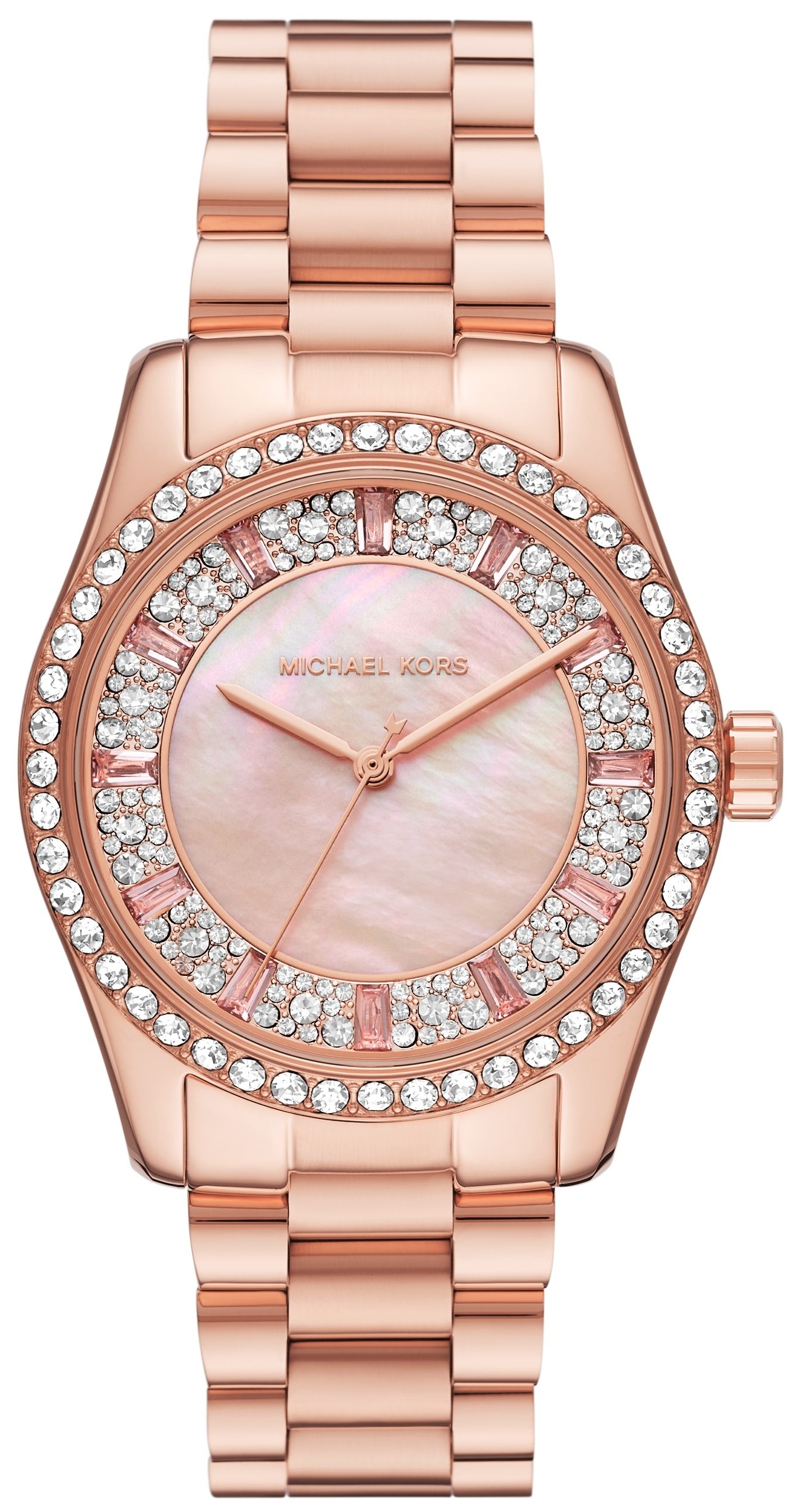 Michael Kors Damklocka MK7444 Lexington Rosa/Roséguldstonat stål - Michael Kors