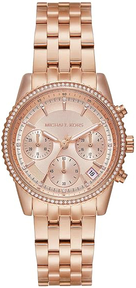 Michael Kors Damklocka MK7531 Ritz Roséguldstonad/Roséguldstonat - Michael Kors