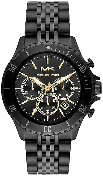 Michael Kors Herrklocka MK8750 Bayville Svart/Stål Ø44 mm - Michael Kors