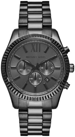 Michael Kors Herrklocka MK9154 Lexington Gr&aring;/St&aring;l &Oslash;44 mm