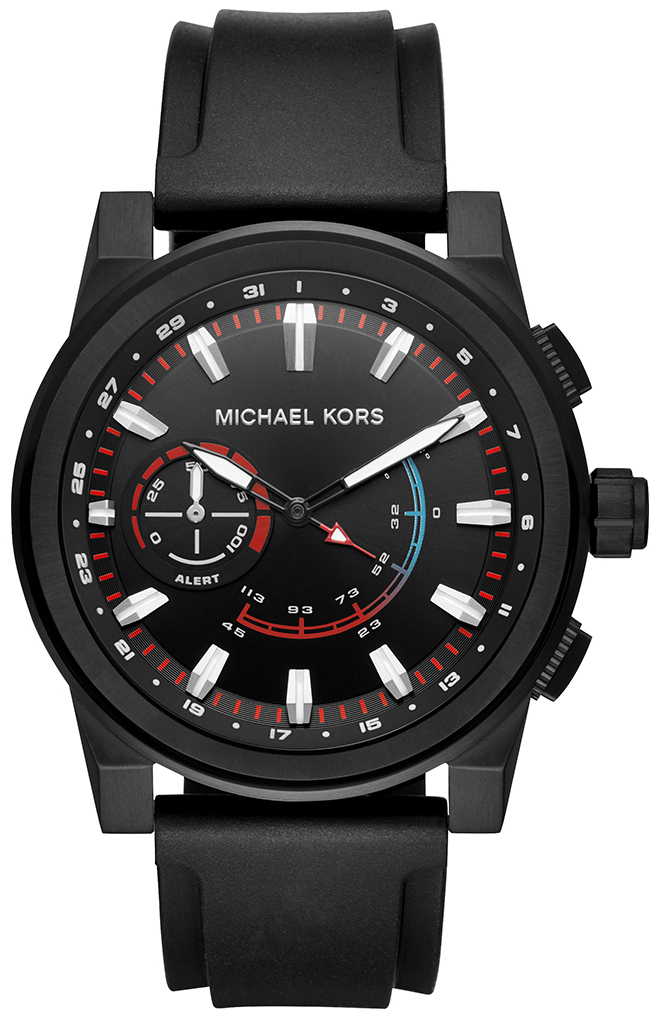 Michael Kors Smartwatch Herrklocka MKT4010 Svart/Gummi Ø47 mm