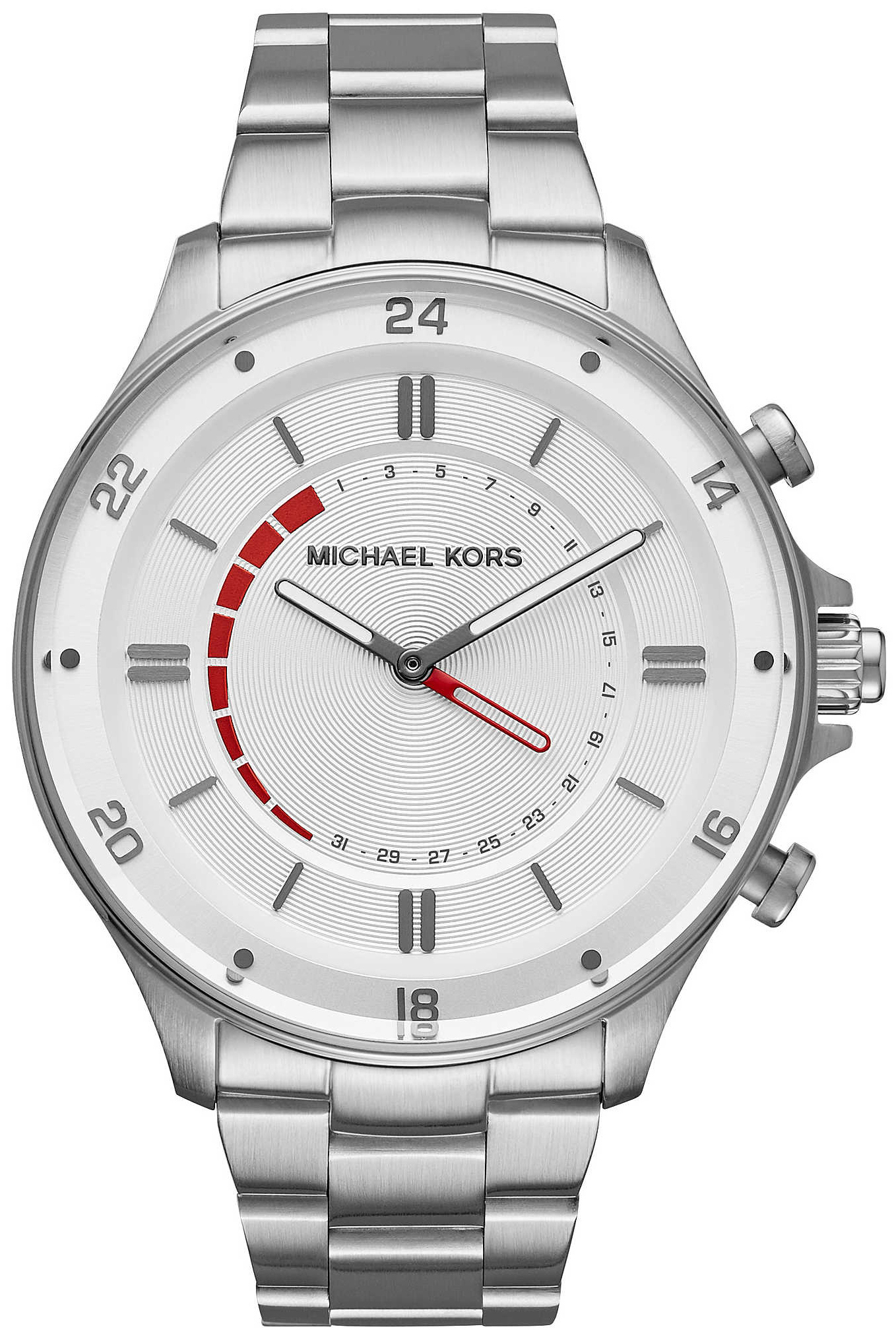 Michael Kors Smartwatch Herrklocka MKT4013 Silverfärgad/Stål Ø45 mm