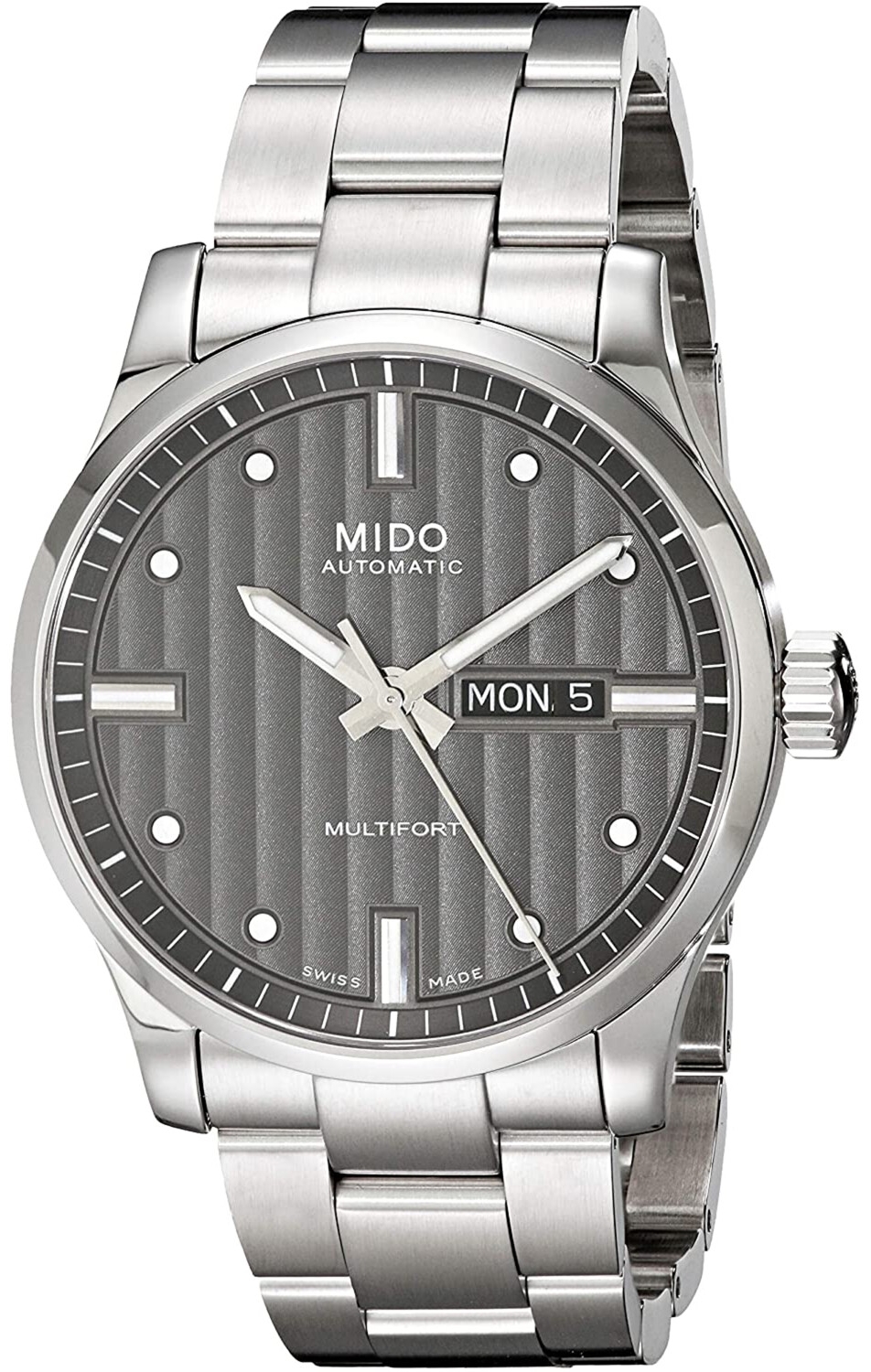 Mido Herrklocka M005.430.11.061.80 Multifort Grå/Stål Ø42 mm - Mido