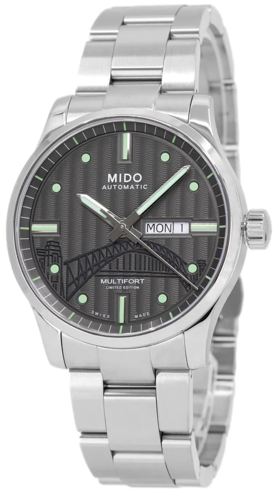 Mido Herrklocka M005.430.11.061.81 Multifort Grå/Stål Ø42 mm - Mido