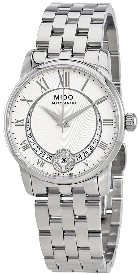 Mido Damklocka M007.207.11.038.00 Baroncelli Silverfärgad/Stål Ø33 - Mido