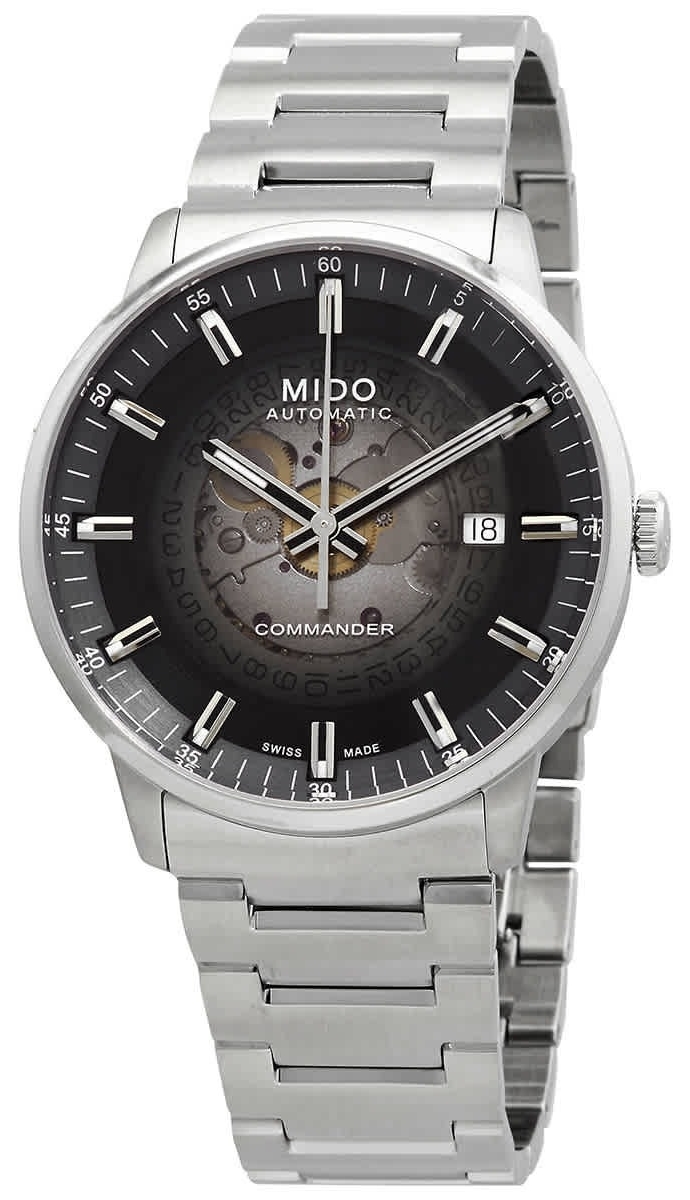 Mido Herrklocka M021.407.11.411.00 Commander Svart/Stål Ø40 mm - Mido
