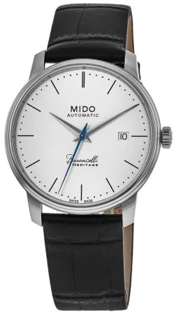 Mido Herrklocka M027.407.16.010.00 Baroncelli Vit/Läder Ø39 mm - Mido