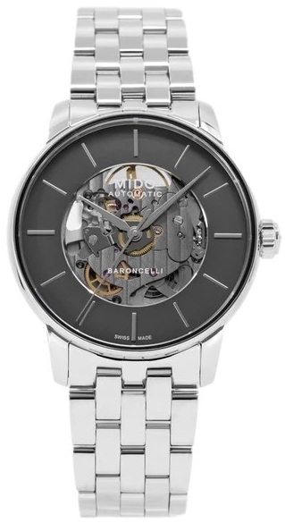 Mido Herrklocka M037.436.11.061.00 Baroncelli Grå/Stål Ø39 mm - Mido