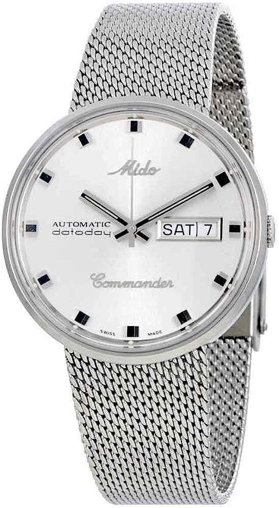 Mido Herrklocka M8429.4.21.13 Commander Silverfärgad/Stål Ø37 mm - Mido