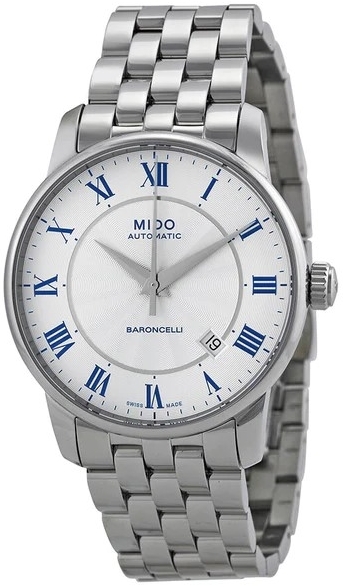 Mido Herrklocka M8600.4.21.1 Baroncelli Silverfärgad/Stål Ø38 mm - Mido