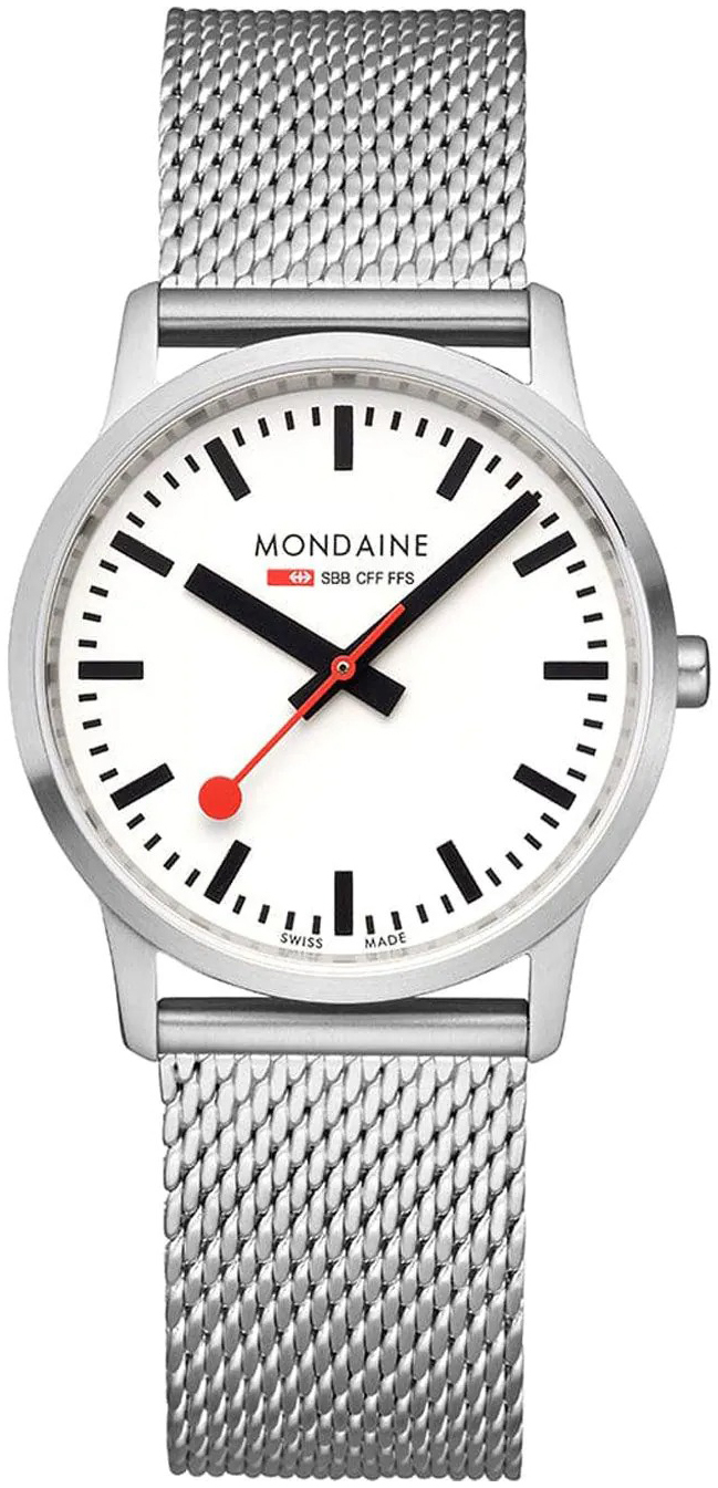 Mondaine Damklocka A400.30351.16SBZ Simply Elegant Vit/Stål Ø36 mm