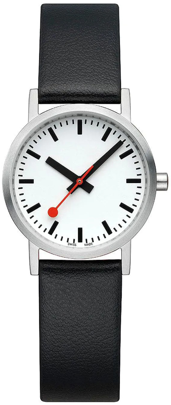 Mondaine Damklocka A658.30323.16OMV Classic Vit/Läder Ø30 mm
