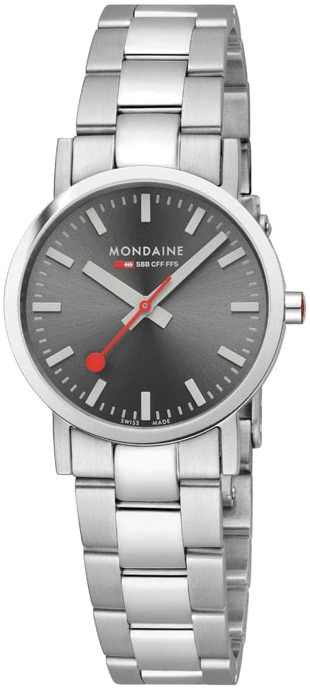 Mondaine Damklocka A658.30323.80SBJ Classic Gr&aring;/St&aring;l &Oslash;30 mm