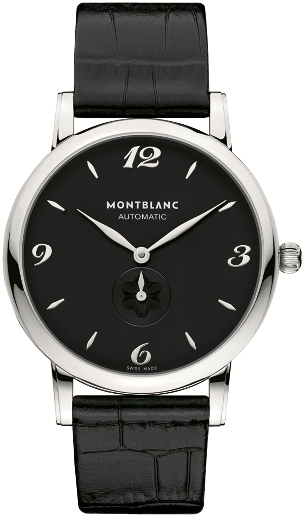 Montblanc Herrklocka 107072 Star Svart/Läder Ø39 mm - Montblanc