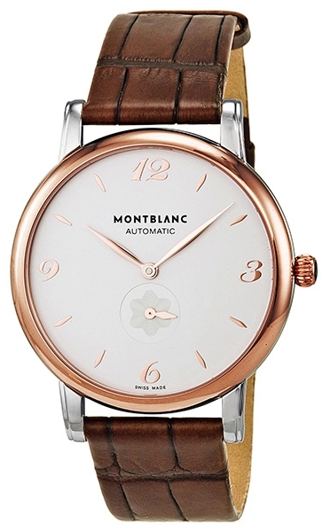 Montblanc Herrklocka 107309 Star Champagnefärgad/Läder Ø39 mm - Montblanc