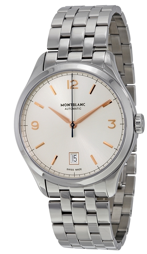 Montblanc Herrklocka 112519 Meisterstück Silverfärgad/Stål Ø38 mm - Montblanc