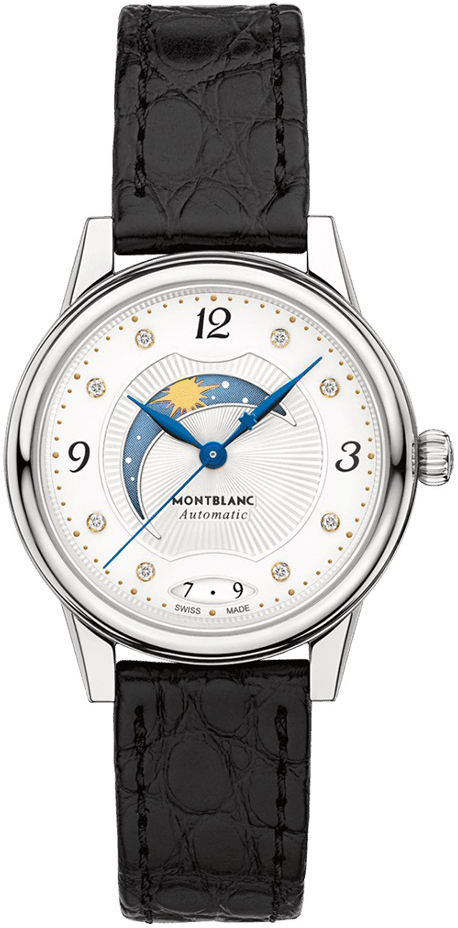 Montblanc Damklocka 114730 Boheme Silverfärgad/Läder Ø30 mm - Montblanc
