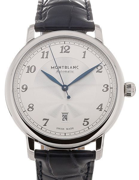 Montblanc Herrklocka 117575 Star Silverfärgad/Läder Ø42 mm - Montblanc