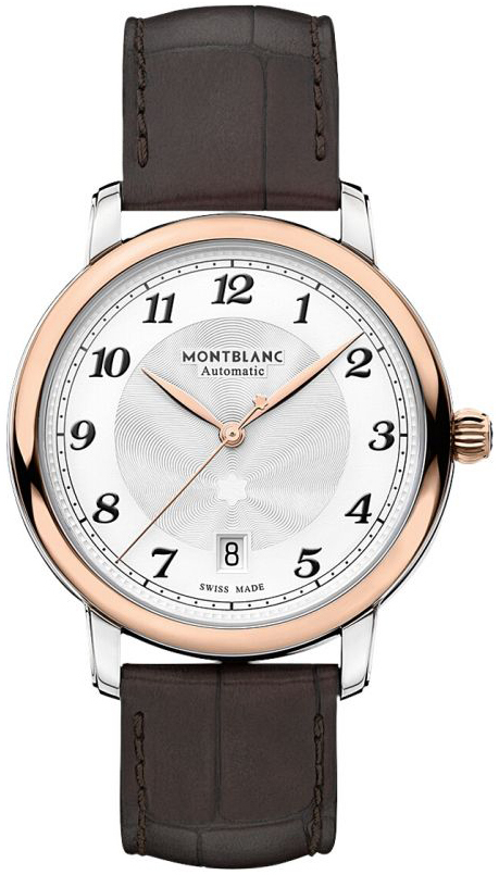 Montblanc Herrklocka 117577 Star Legacy Silverfärgad/Läder Ø39 mm - Montblanc