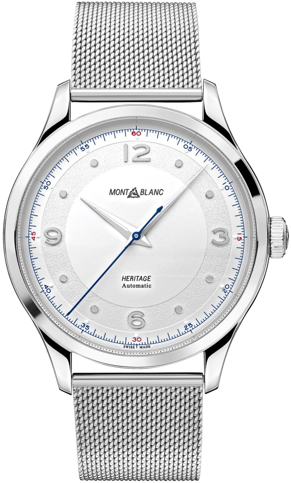 Montblanc Herrklocka 119945 Heritage Silverfärgad/Stål Ø40 mm - Montblanc