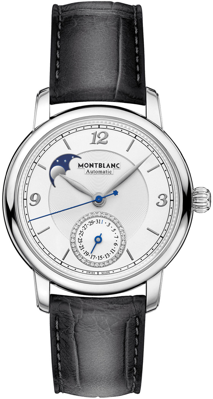 Montblanc Damklocka 119959 Star Silverfärgad/Läder Ø36 mm - Montblanc