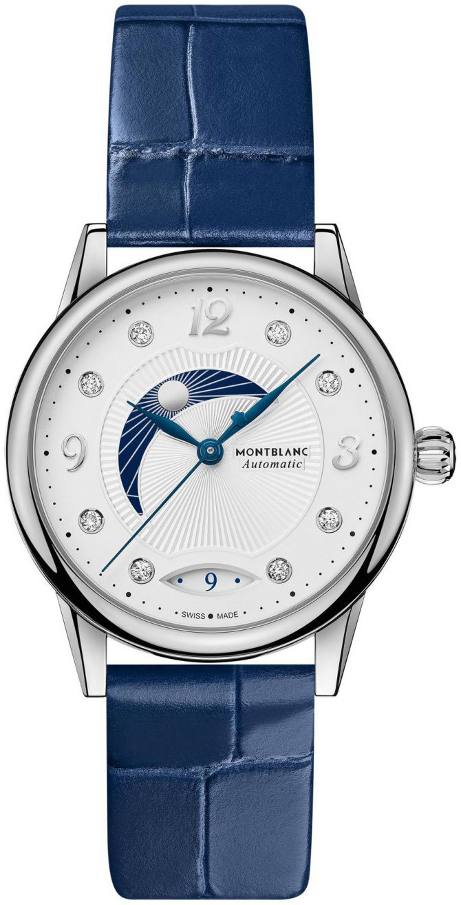 Montblanc Damklocka 127354 Boheme Vit/Läder Ø34 mm - Montblanc