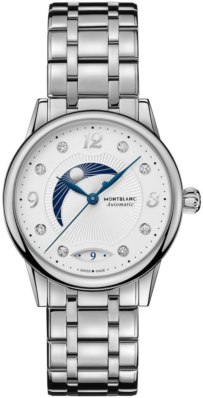 Montblanc Damklocka 127356 Boheme Vit/Stål Ø34 mm - Montblanc