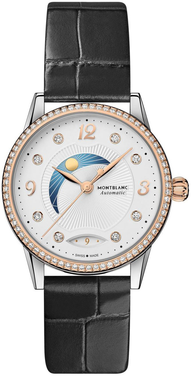 Montblanc Damklocka 127357 Boheme Vit/Läder Ø34 mm - Montblanc