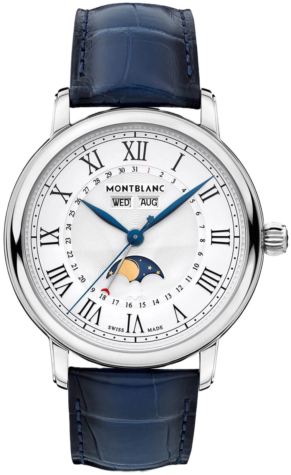 Montblanc Herrklocka 128676 Star Legacy Vit/Läder Ø42 mm - Montblanc