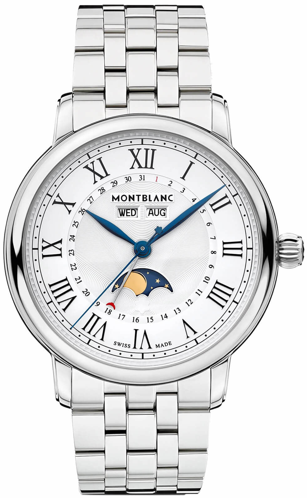 Montblanc Herrklocka 128677 Star Legacy Vit/Stål Ø42 mm - Montblanc